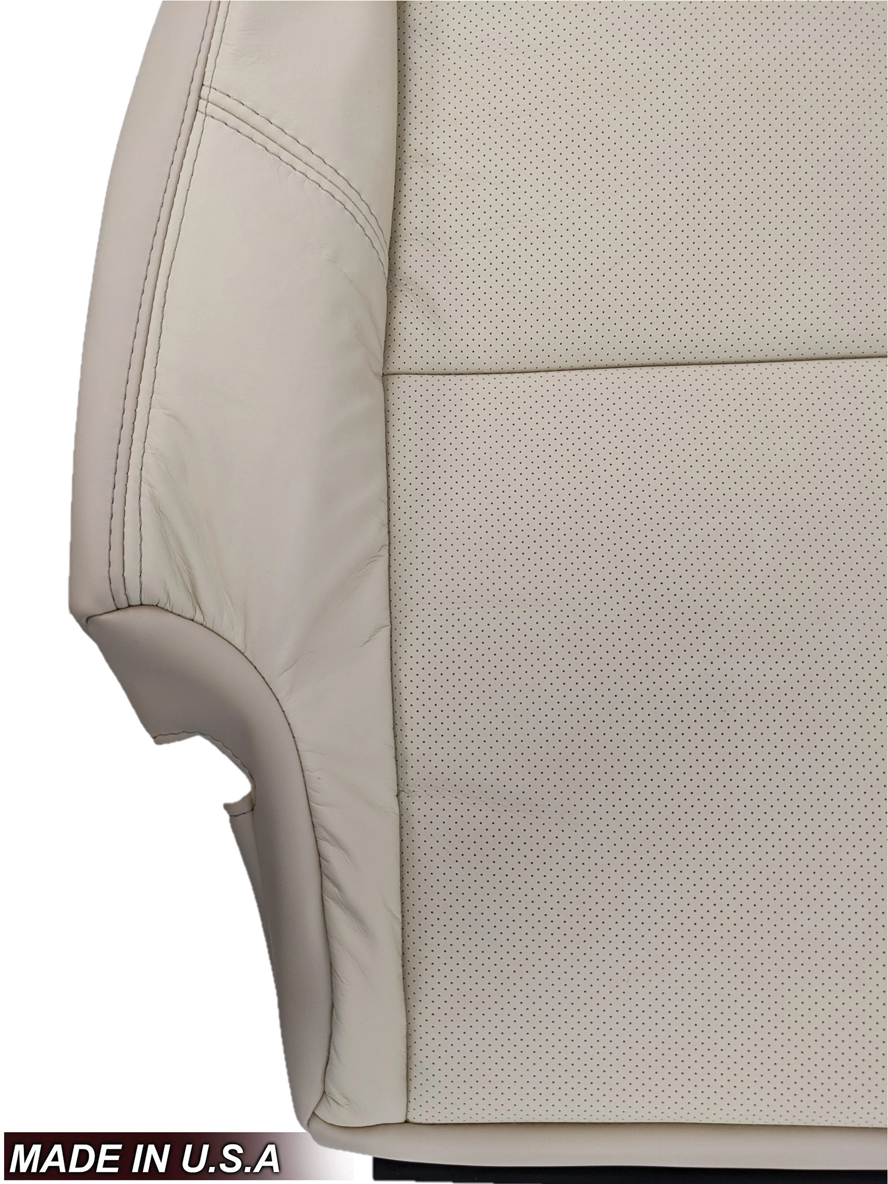 2009-2014 Cadillac Escalade Perforated Second Row Seat Cover in Light Cashmere Tan: Choose From Variation - Image 3