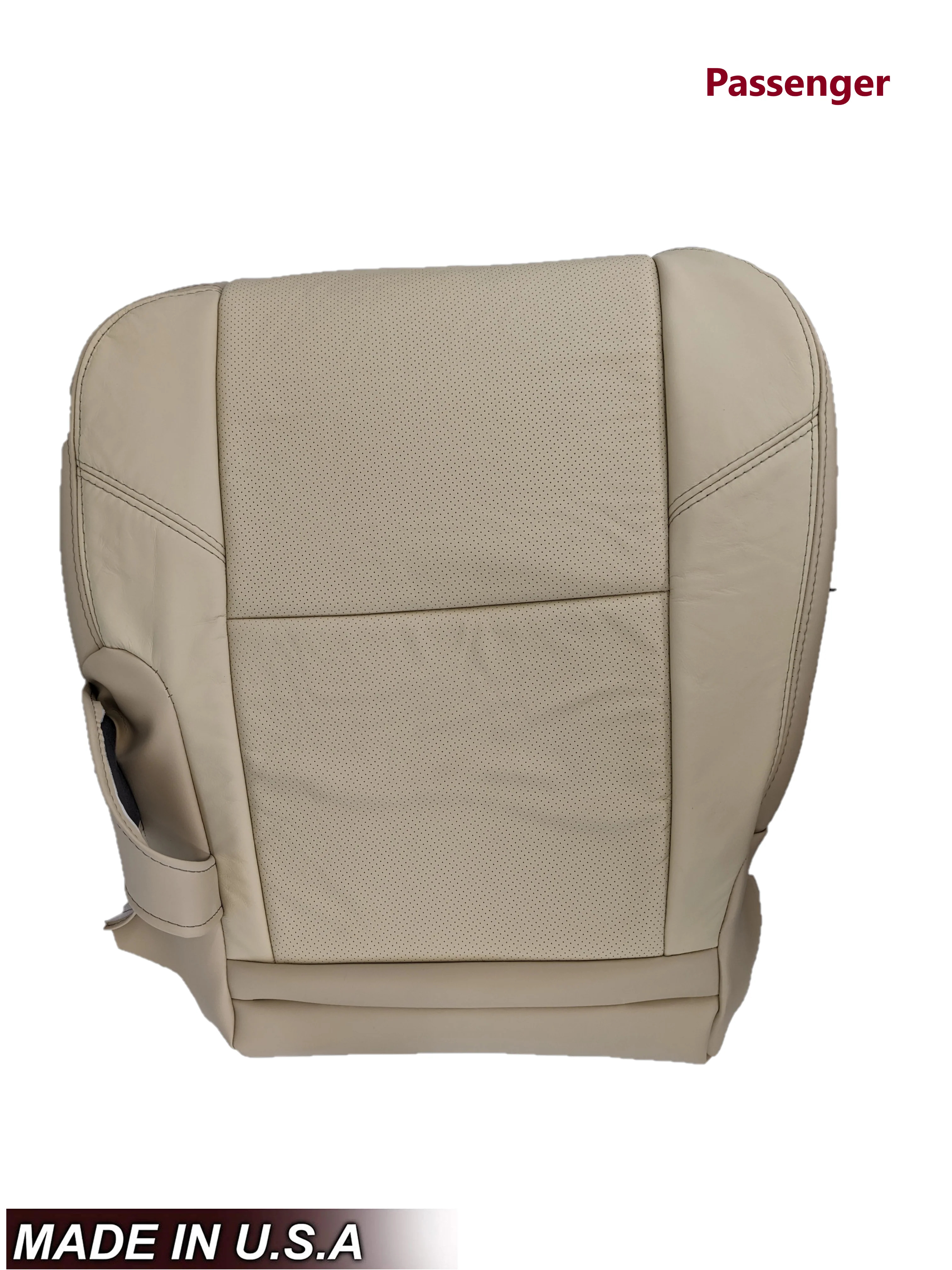 2009 - 2014 Cadillac Escalade Second Row Seat Cover in Light Cashmere Tan (PERFORATED) - Image 9