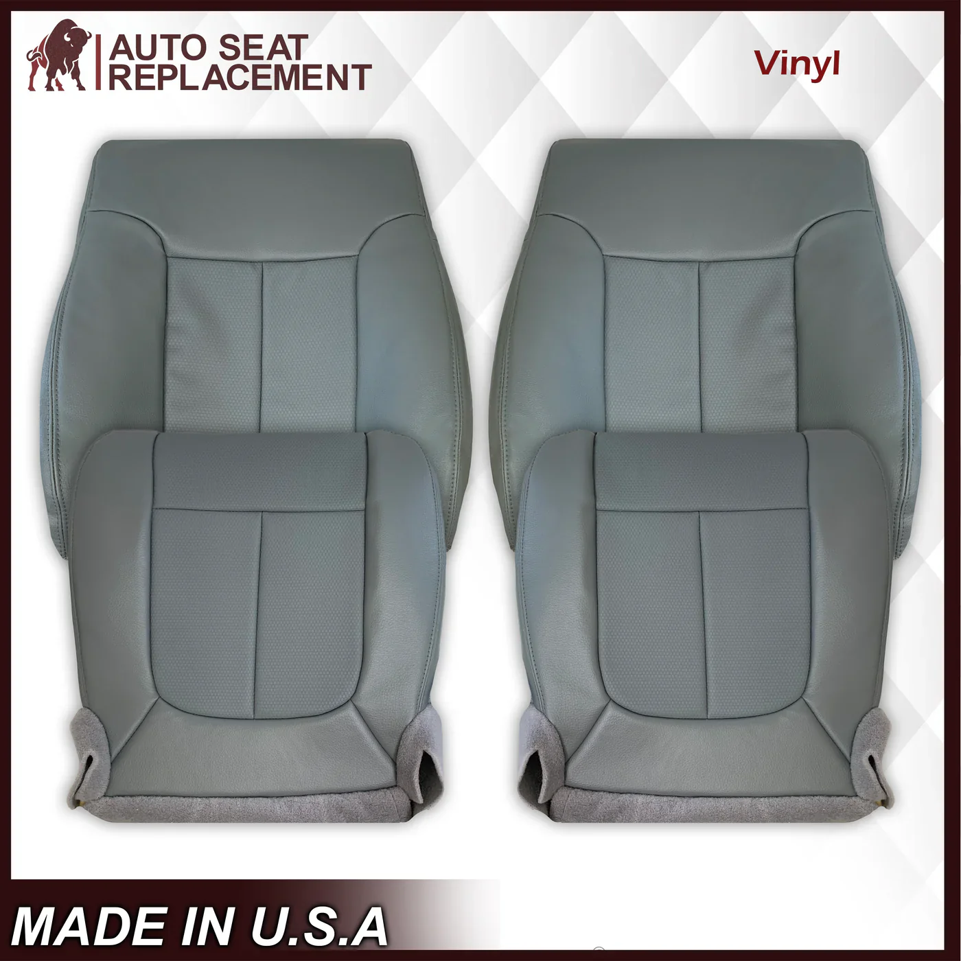2009-2014 Ford F-150 XL WORK TRUCK in Steel Gray Synthetic Leather: Choose From Variants - Image 22