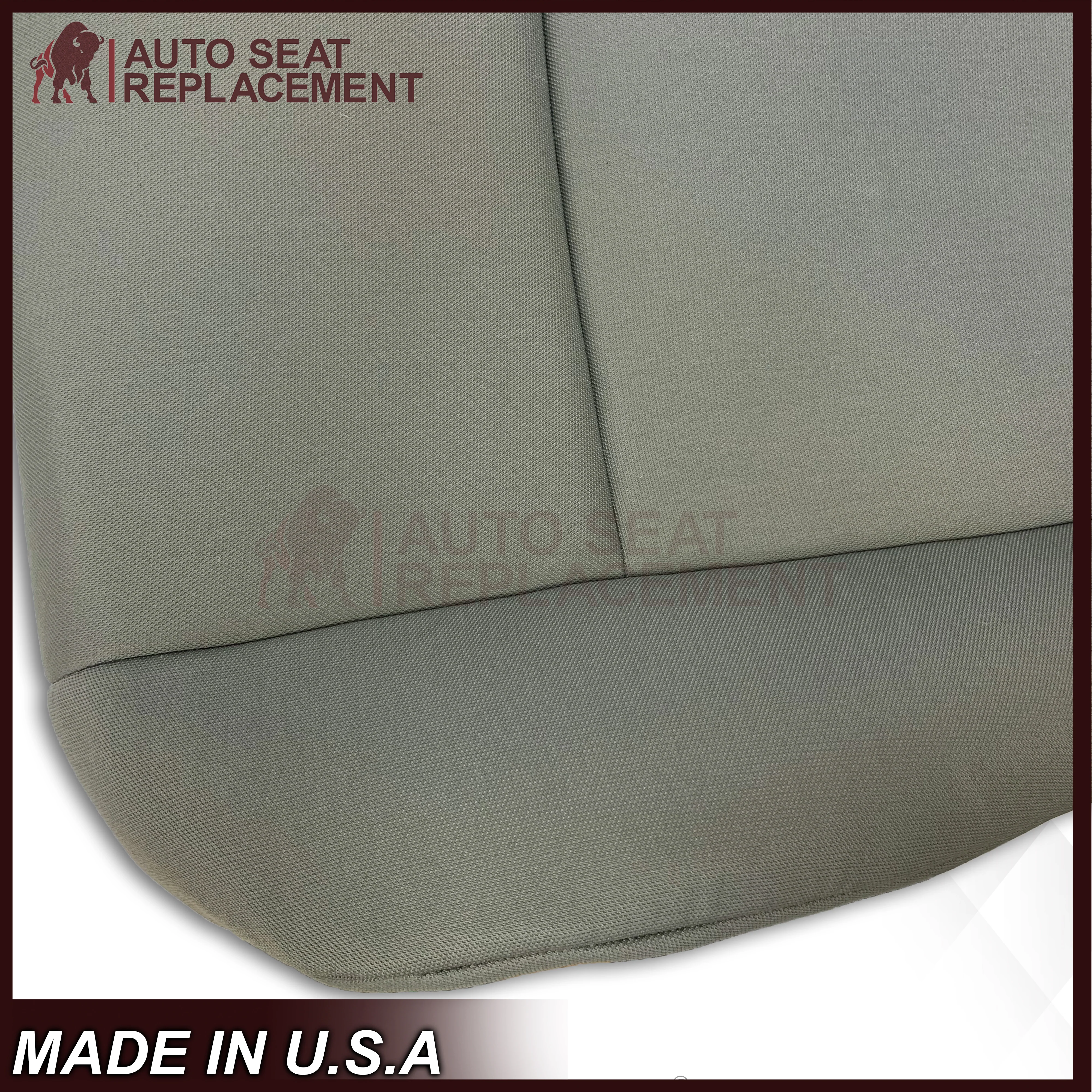 2009-2018 Ford Econoline E350 E450 E550 Gray Cloth Fabric Seat Cover & Cushion Foam - Image 10