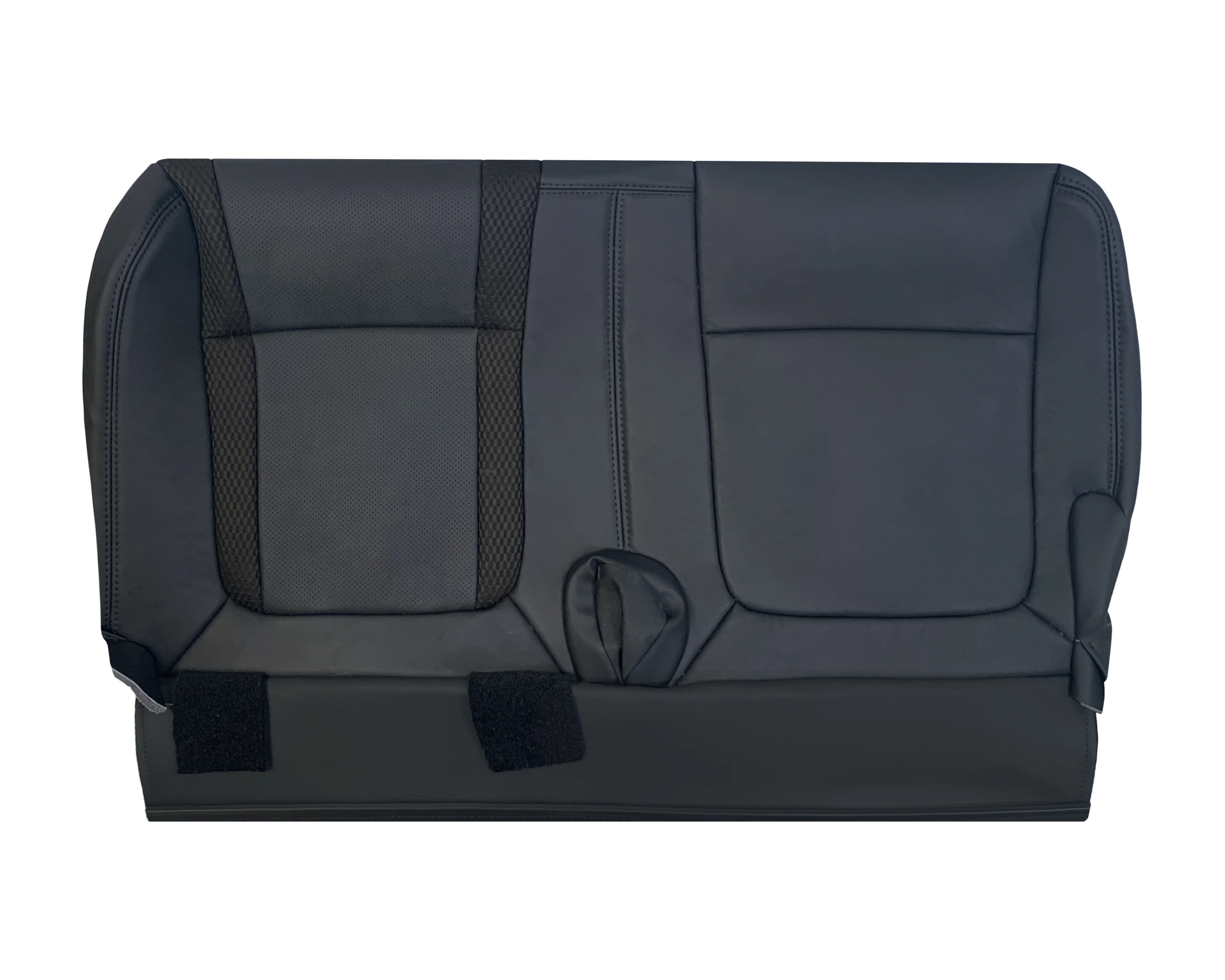 2010 - 2014 Ford F150 Raptor Second Row 60 Piece Bottom Perforated Seat Cover in Black Choose: Leather or Vinyl - Image 4