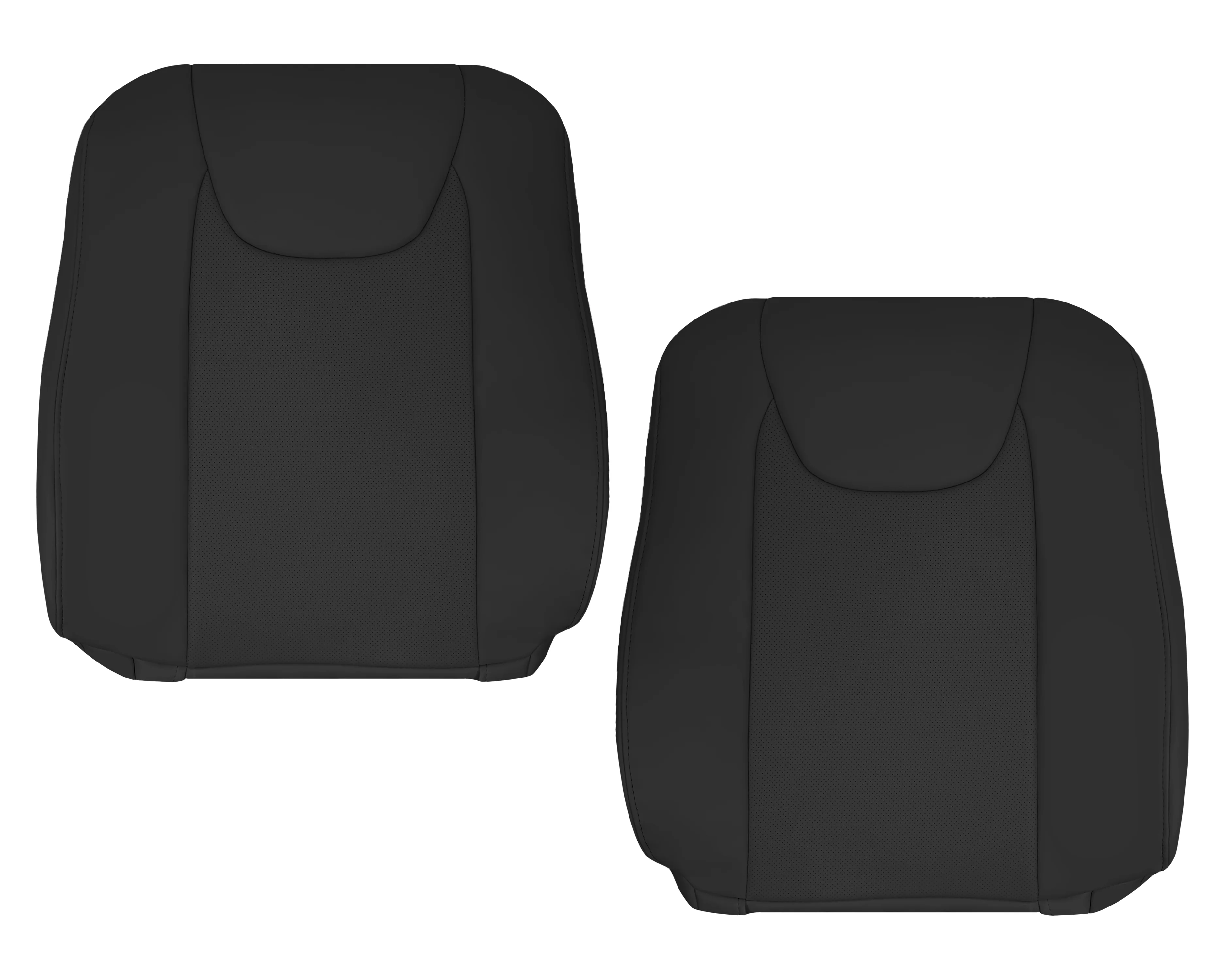 2010-2015 Lexus RX350 RX450H Replacement Synthetic Leather Seat Covers: Black Perforated - Image 21