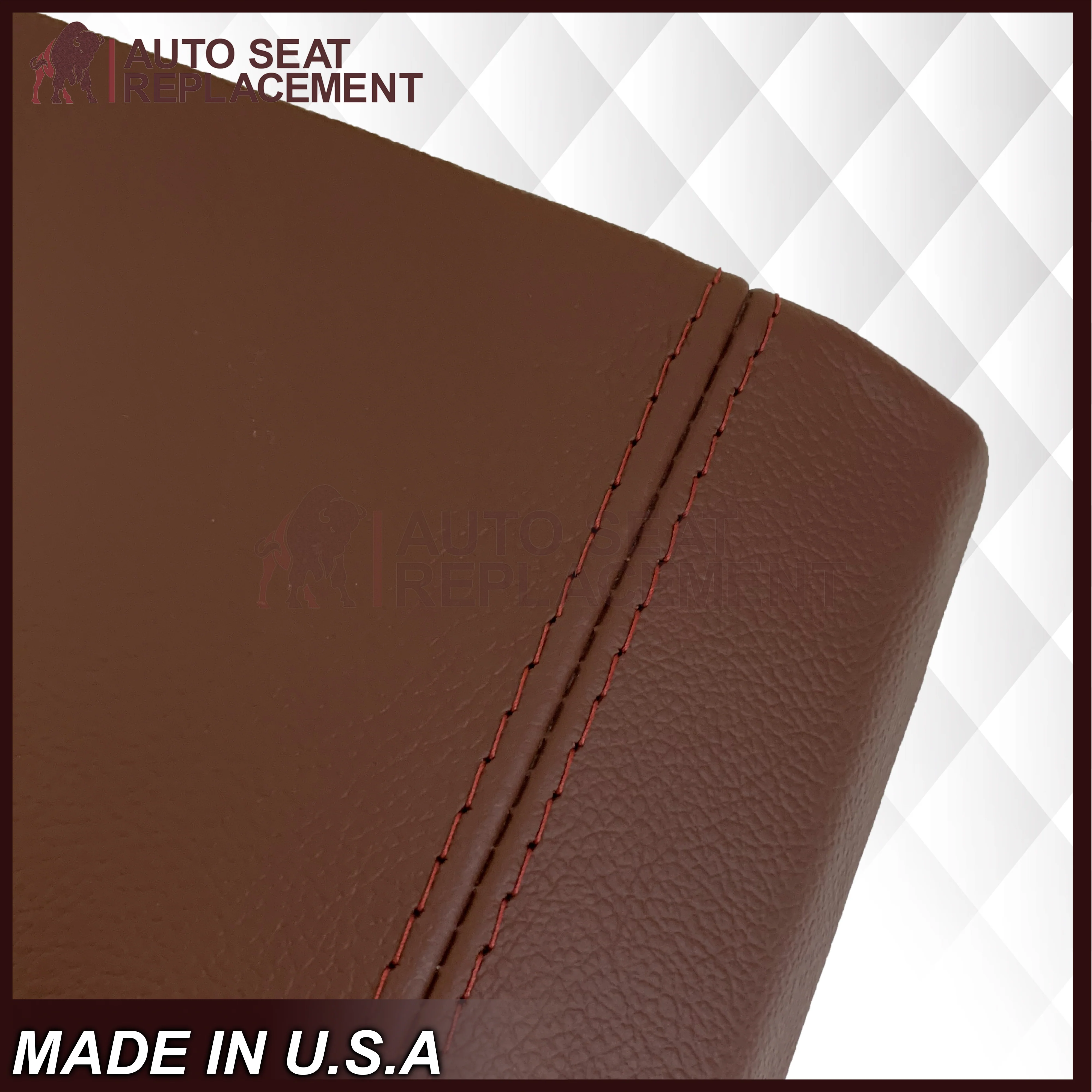 2011-2014 Ford F-250 King Ranch Replacement Leather Center Console Lid, Armrest Cover, King Ranch - Image 8