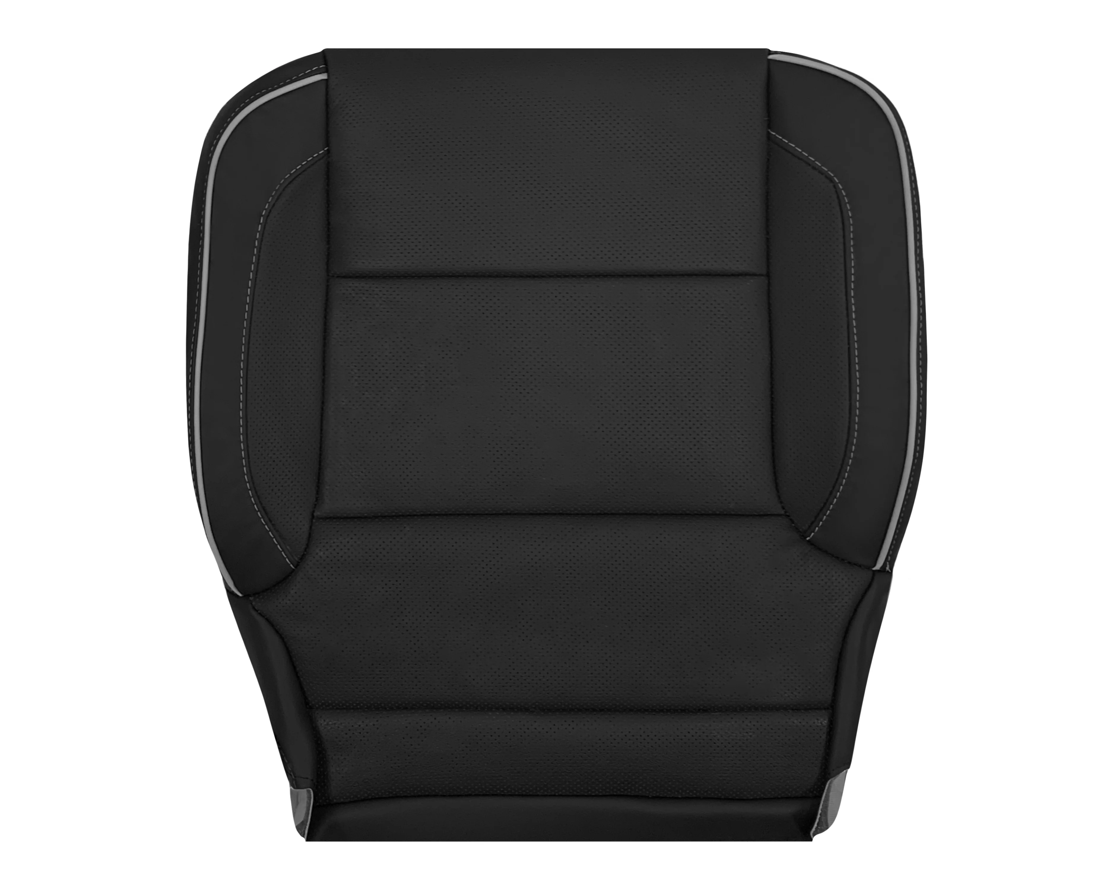 2014-2019 Chevy Silverado 1500 2500HD 3500HD High Country Replacement Perforated Genuine Leather OR Synthetic Leather Seat Covers: Black - Image 27