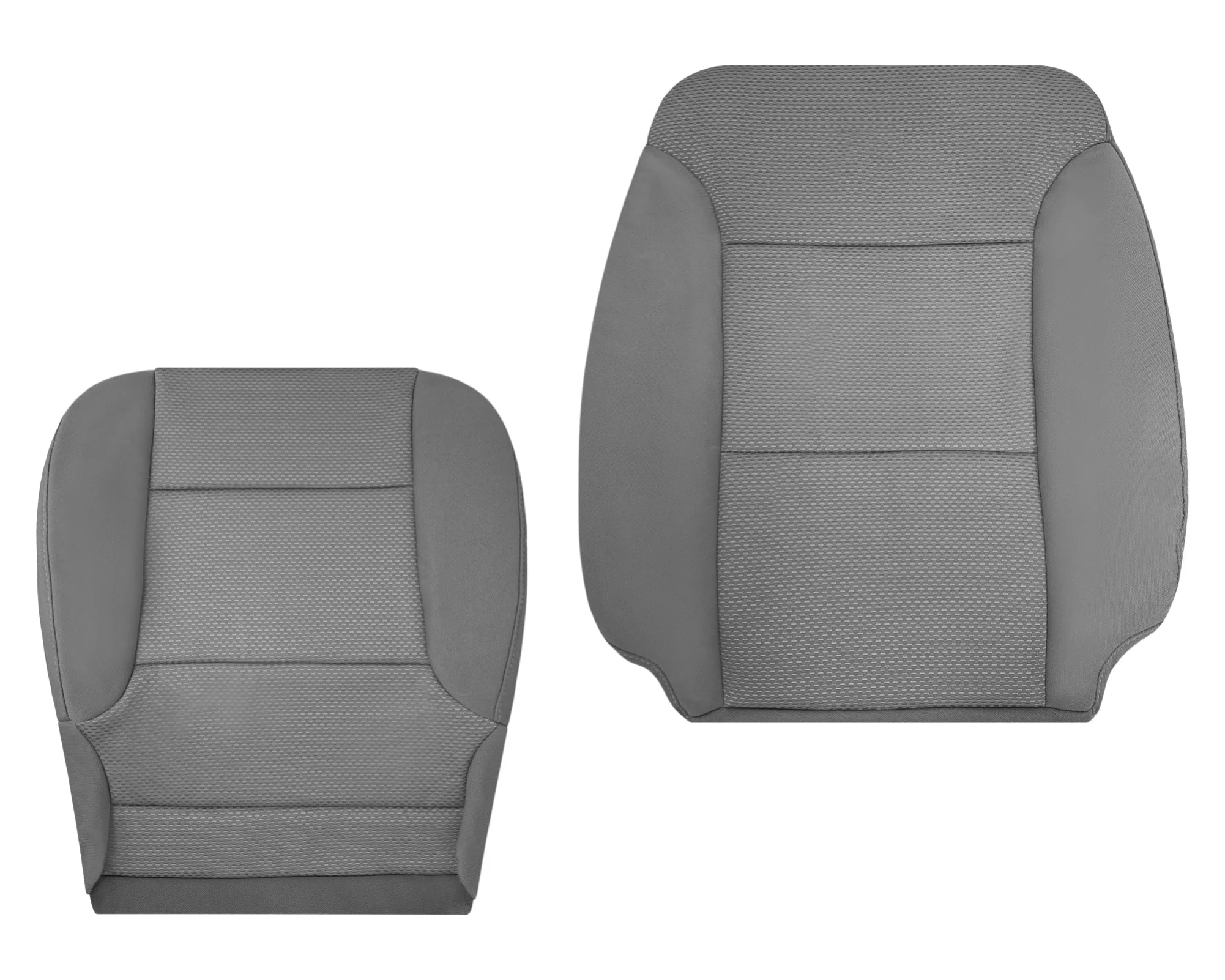 2014-2019 Chevy Silverado LS LT Z71 Replacement Cloth Seat Cover: Gray - Image 7