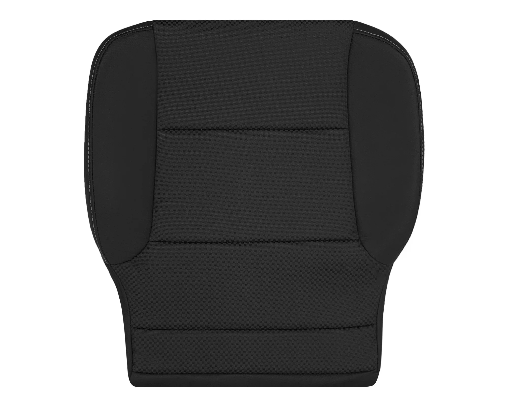 2014-2019 GMC Sierra W/T Base Work Truck Replacement Cloth Seat Cover: Black - Image 11