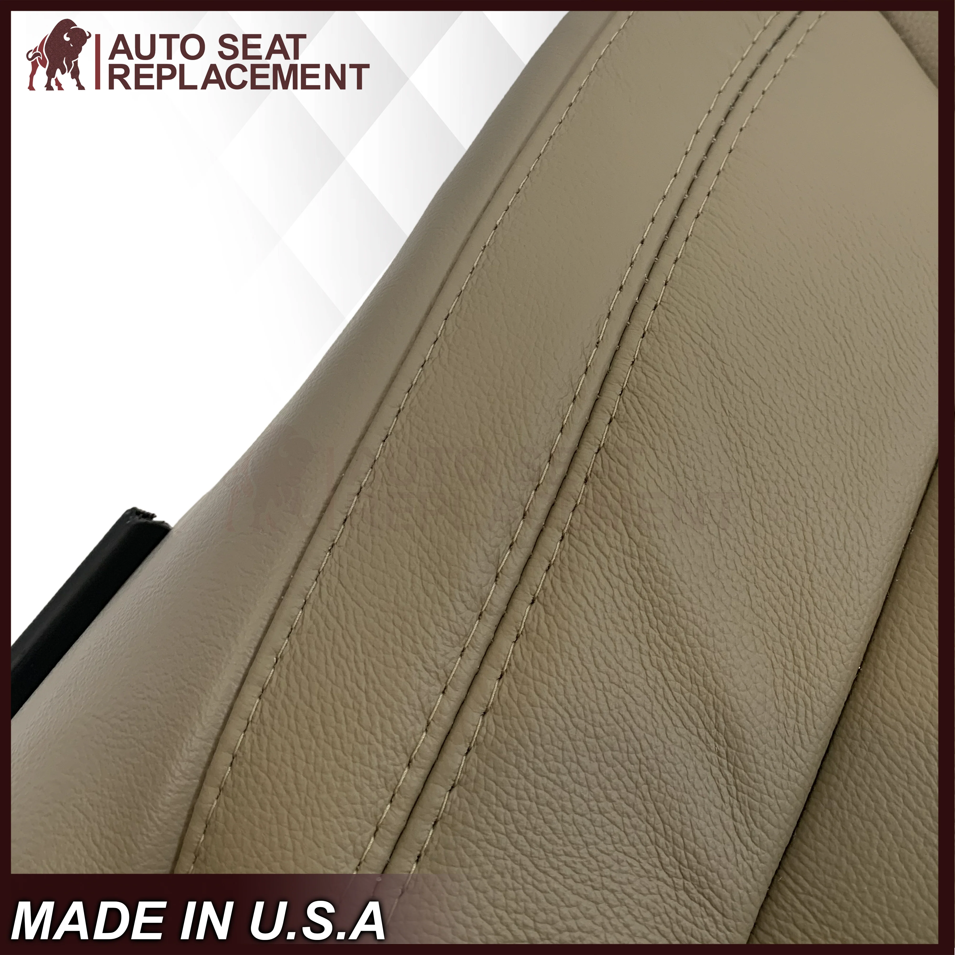 2014-2021 Toyota Tundra Driver OR Passenger Side Replacement Seat Cover: Tan - Image 14