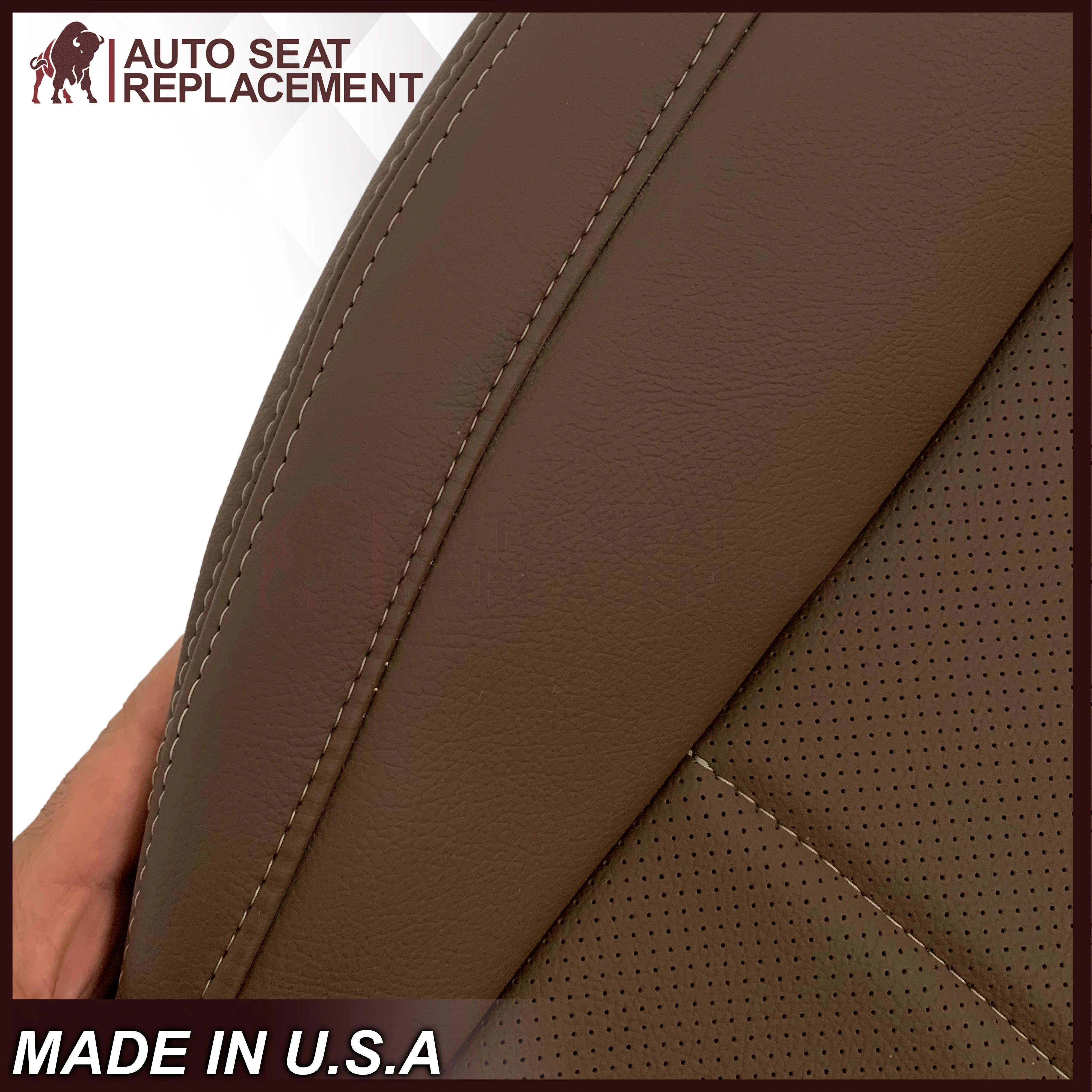 2015-2017 Subaru Outback Replacement Perforated Synthetic Leather Seat Covers: Choose Your Side - Image 6