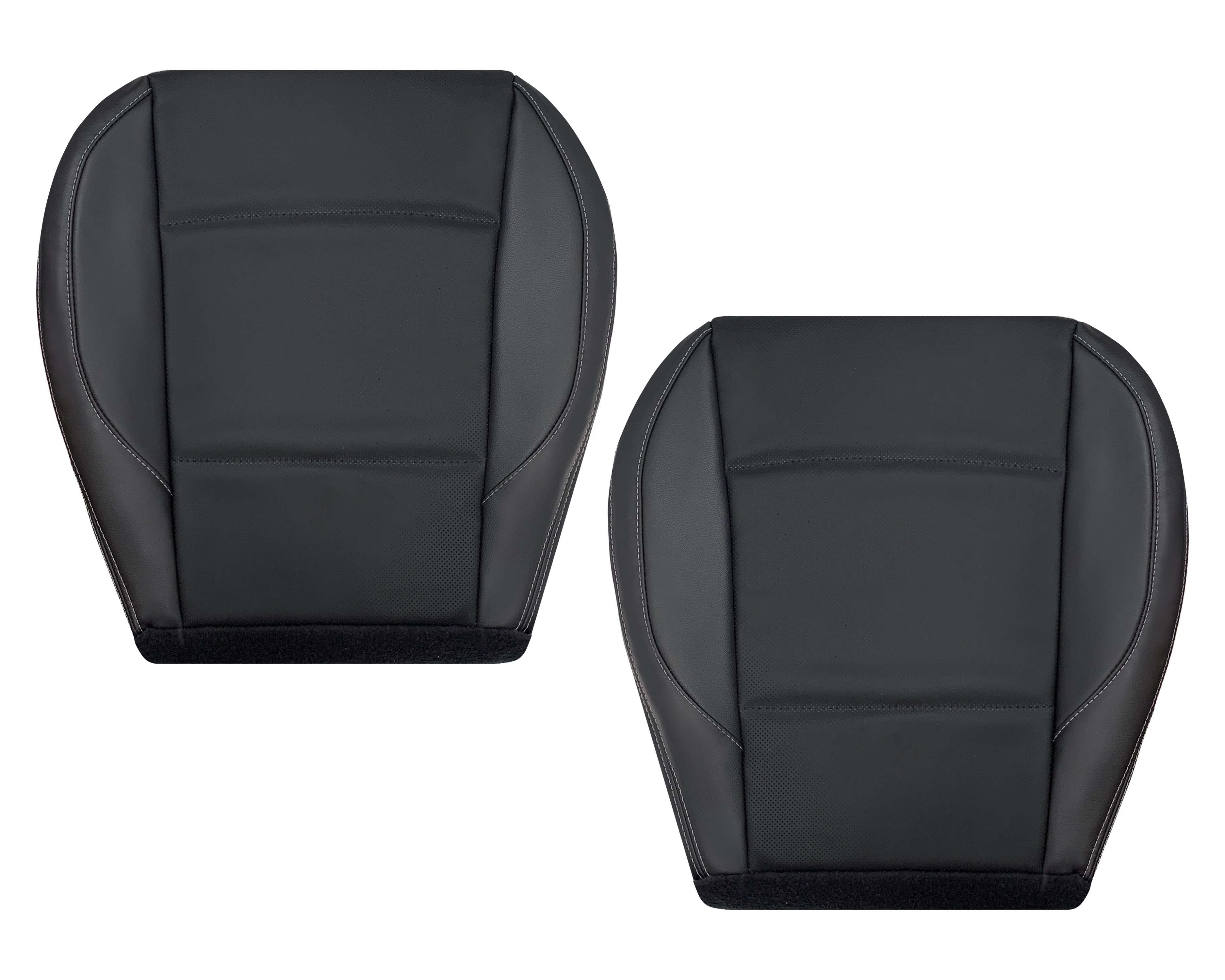 2015 - 2019 Subaru Outback LIMITED Front Bottom Replacement Seat Covers In Black - Image 22