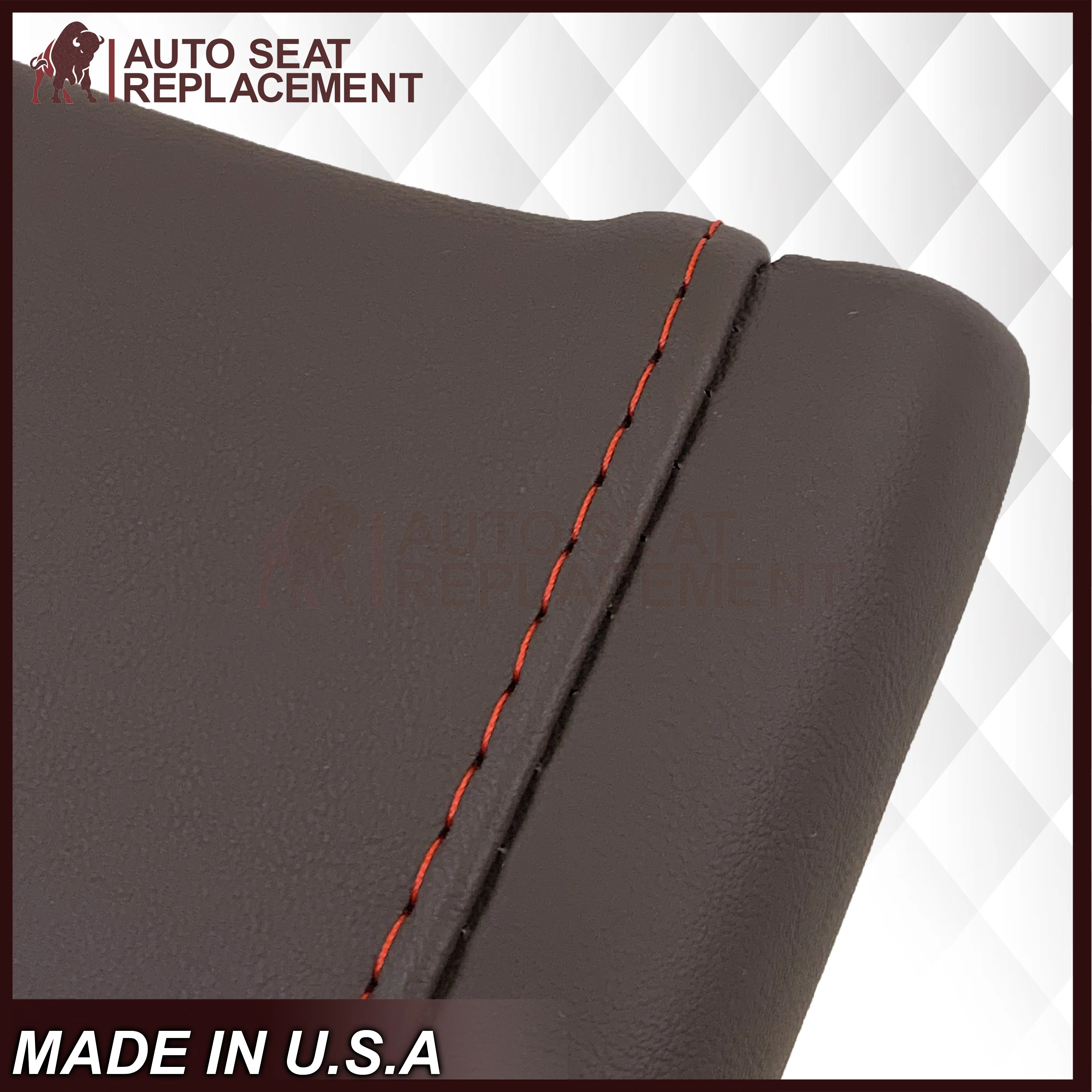 2016-2022 Lexus RX350 RX450h - Bottom GENUINE Leather Seat Cover: Brown Perforated - Image 3