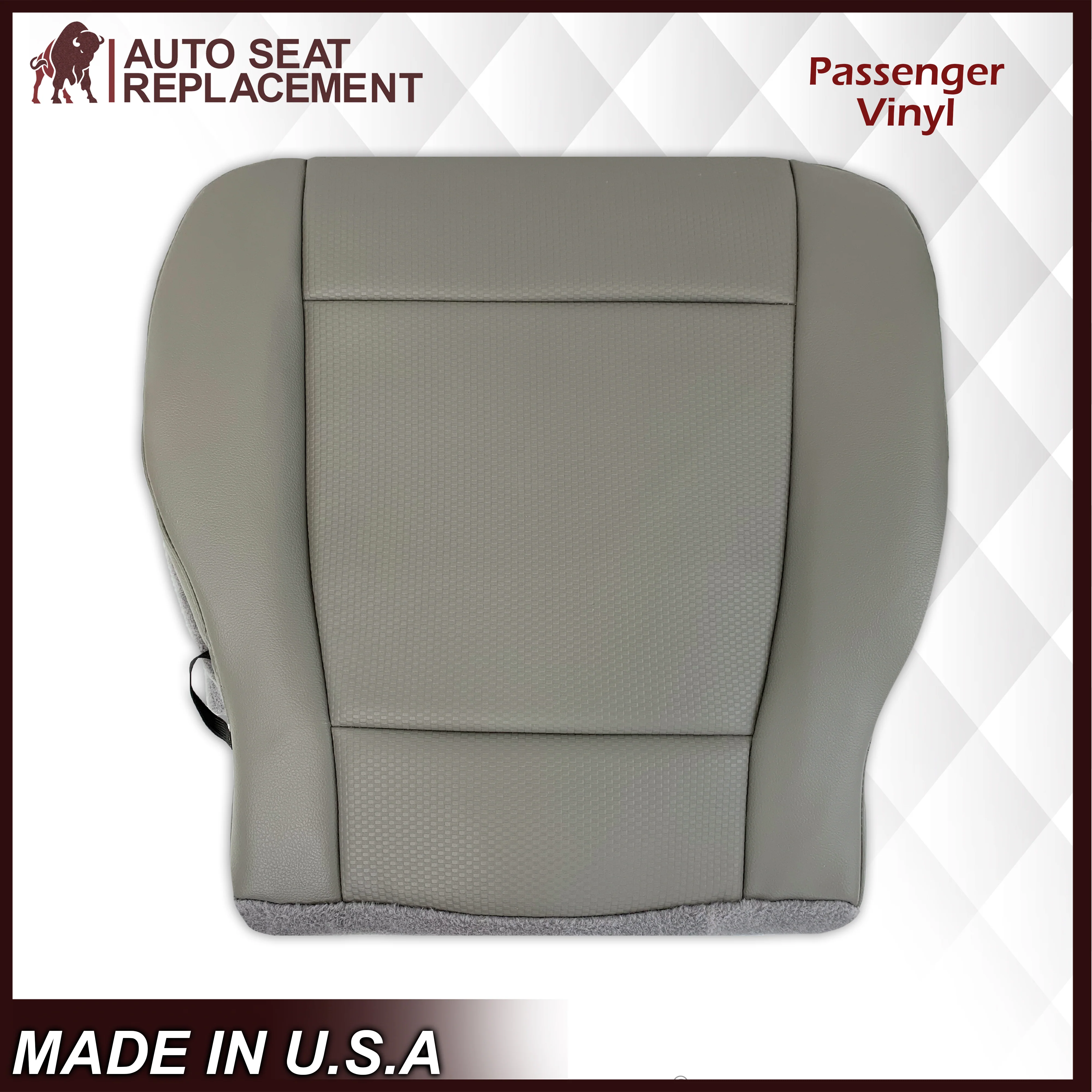 2017-2020 Ford F-250 F-350 F-450 F-550 XL WORK TRUCK Replacement Seat Covers In Gray: Choose From Variants - Image 17