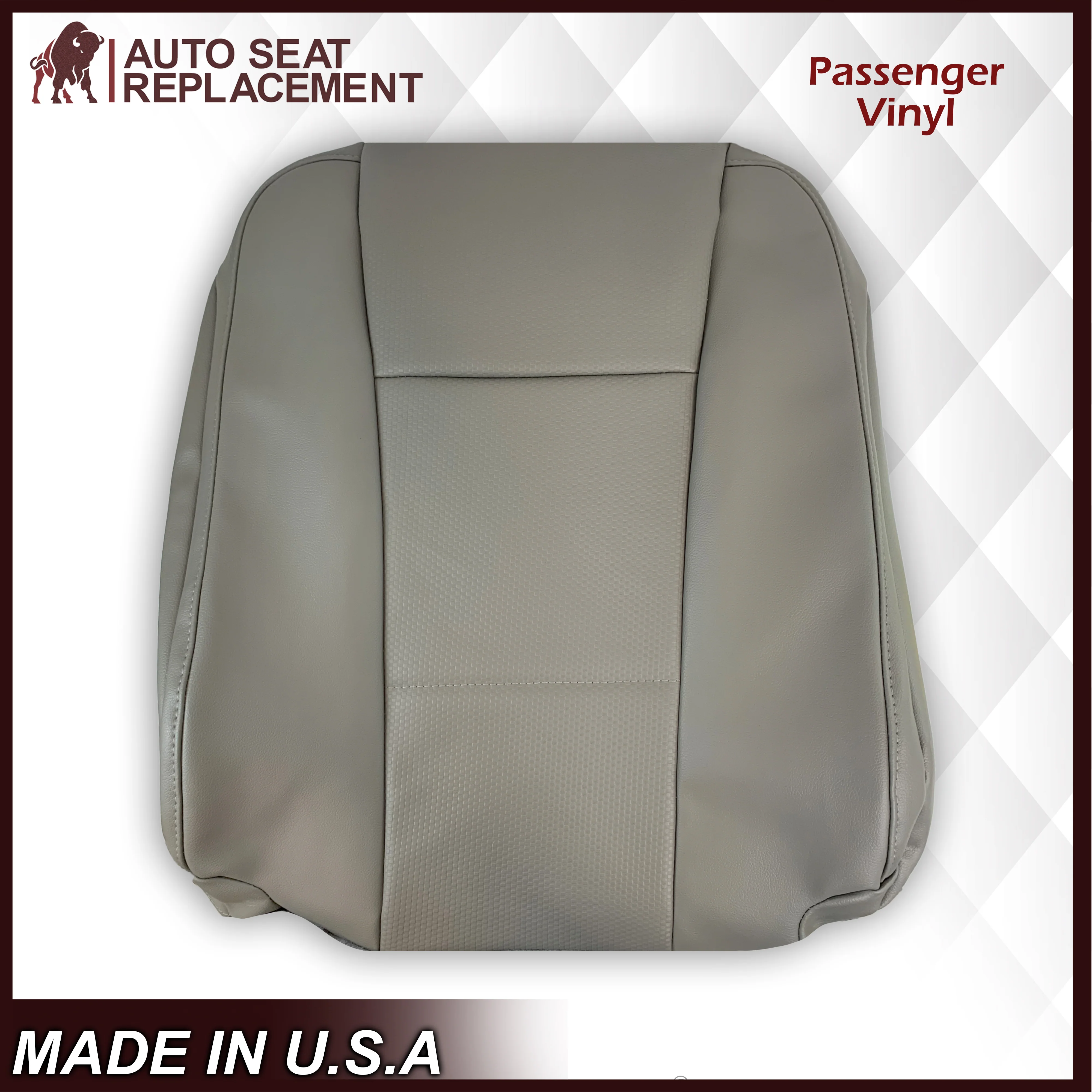 2017-2020 Ford F-250 F-350 F-450 F-550 XL WORK TRUCK Replacement Seat Covers In Gray: Choose From Variants - Image 9
