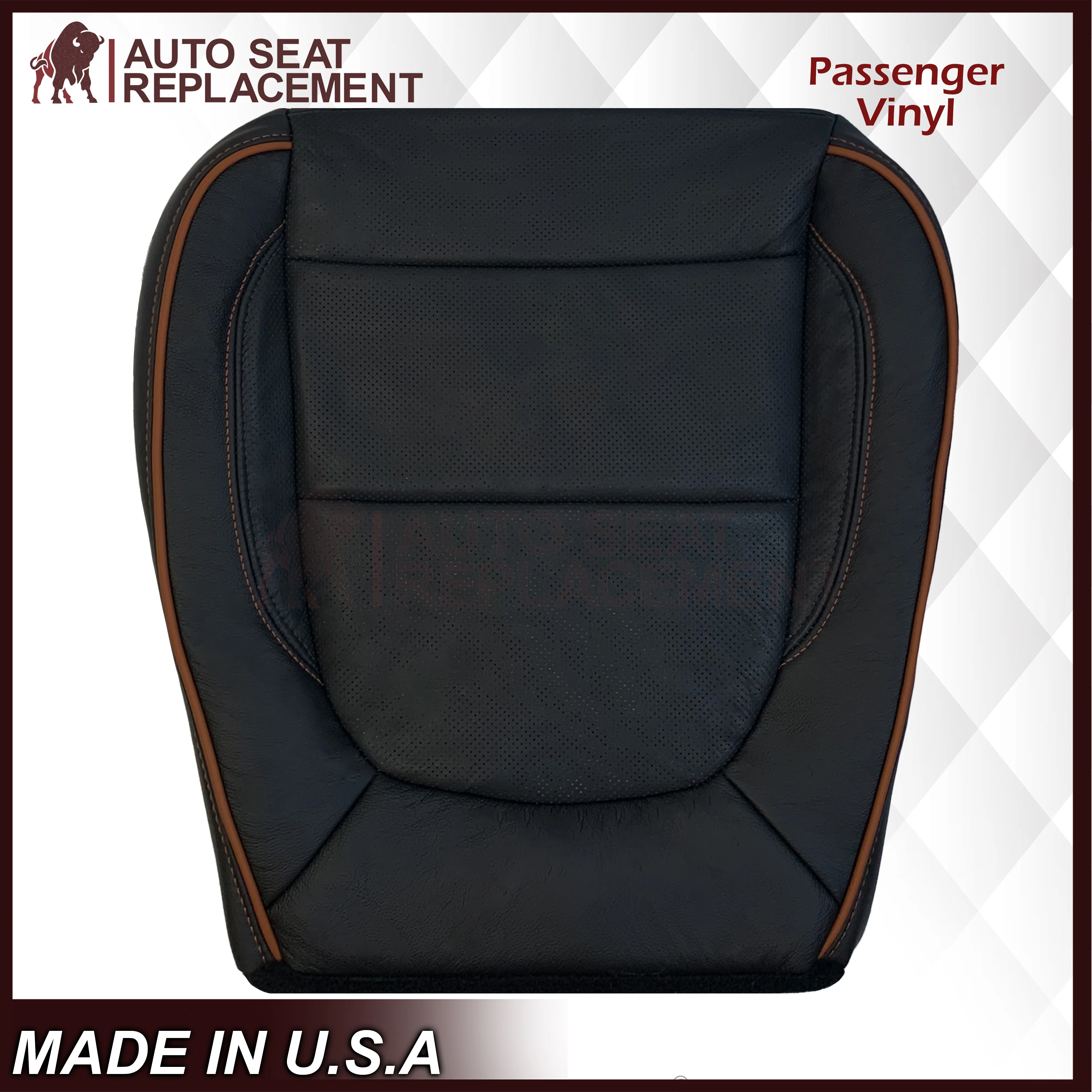 2017 - 2022 GMC Acadia / Denali Replacement Seat Covers In Black - Image 11