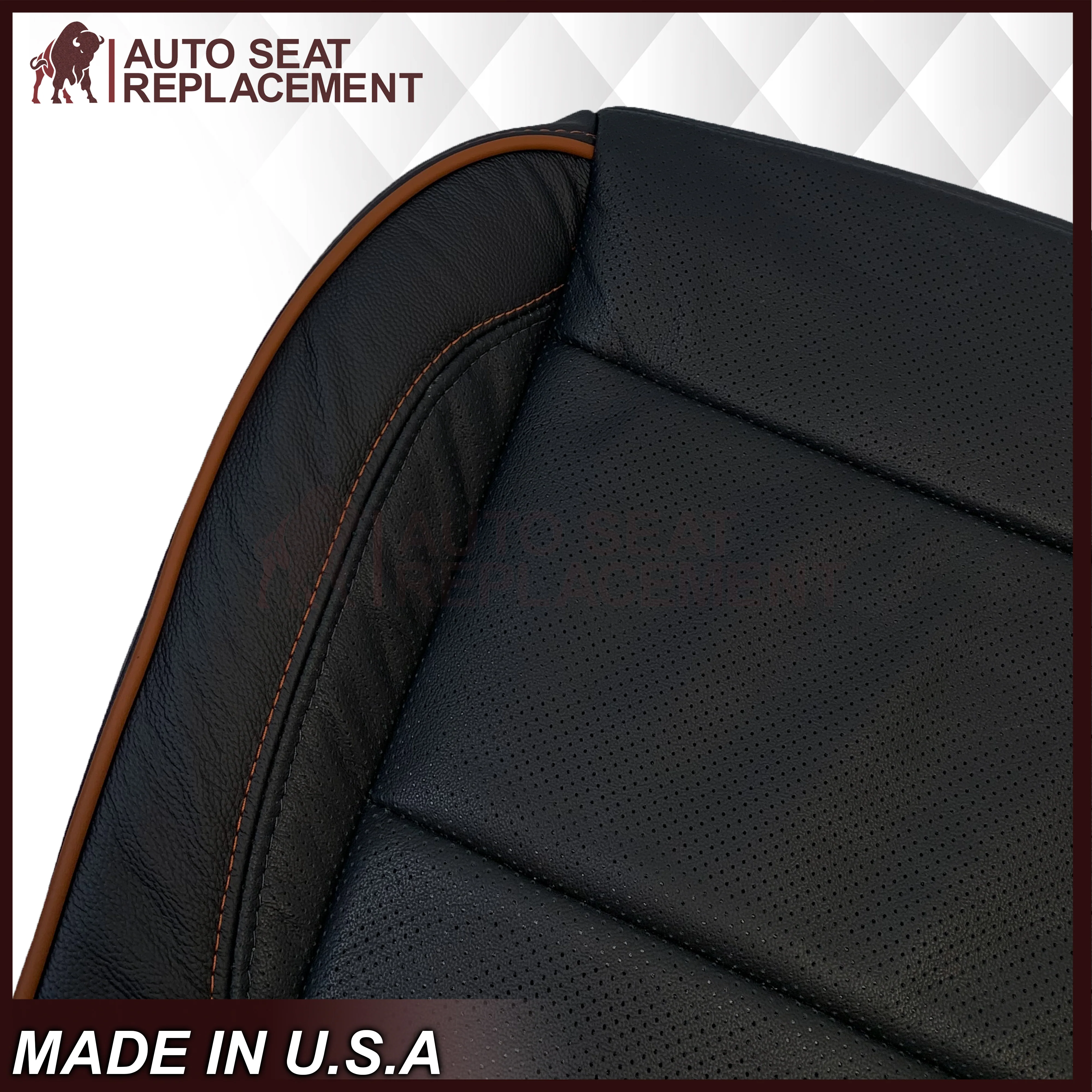 2017 - 2022 GMC Acadia / Denali Replacement Seat Covers In Black - Image 5