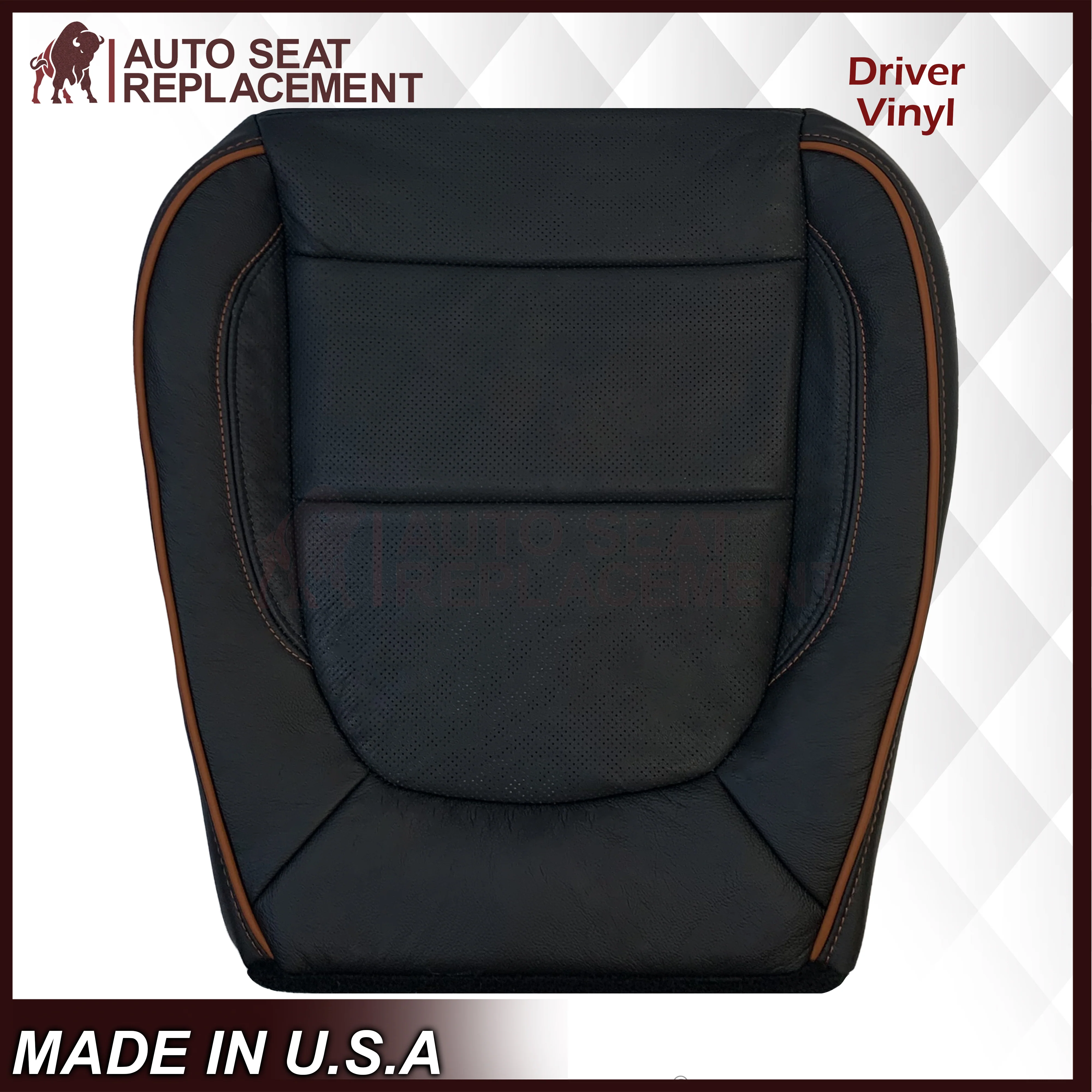 2017 - 2022 GMC Acadia / Denali Replacement Seat Covers In Black - Image 8