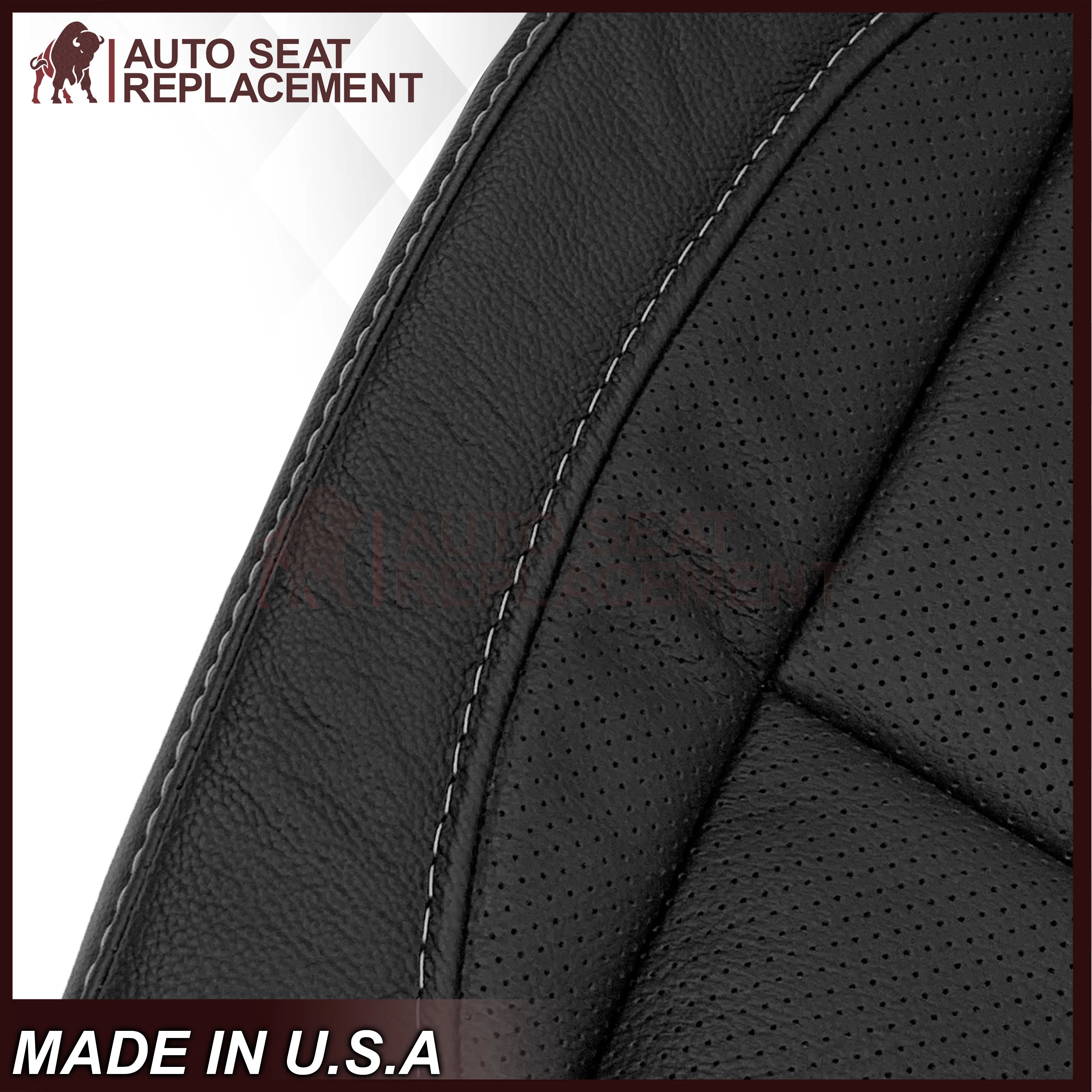 2017 - 2022 GMC Acadia / Denali Replacement Seat Covers In Black - Image 12