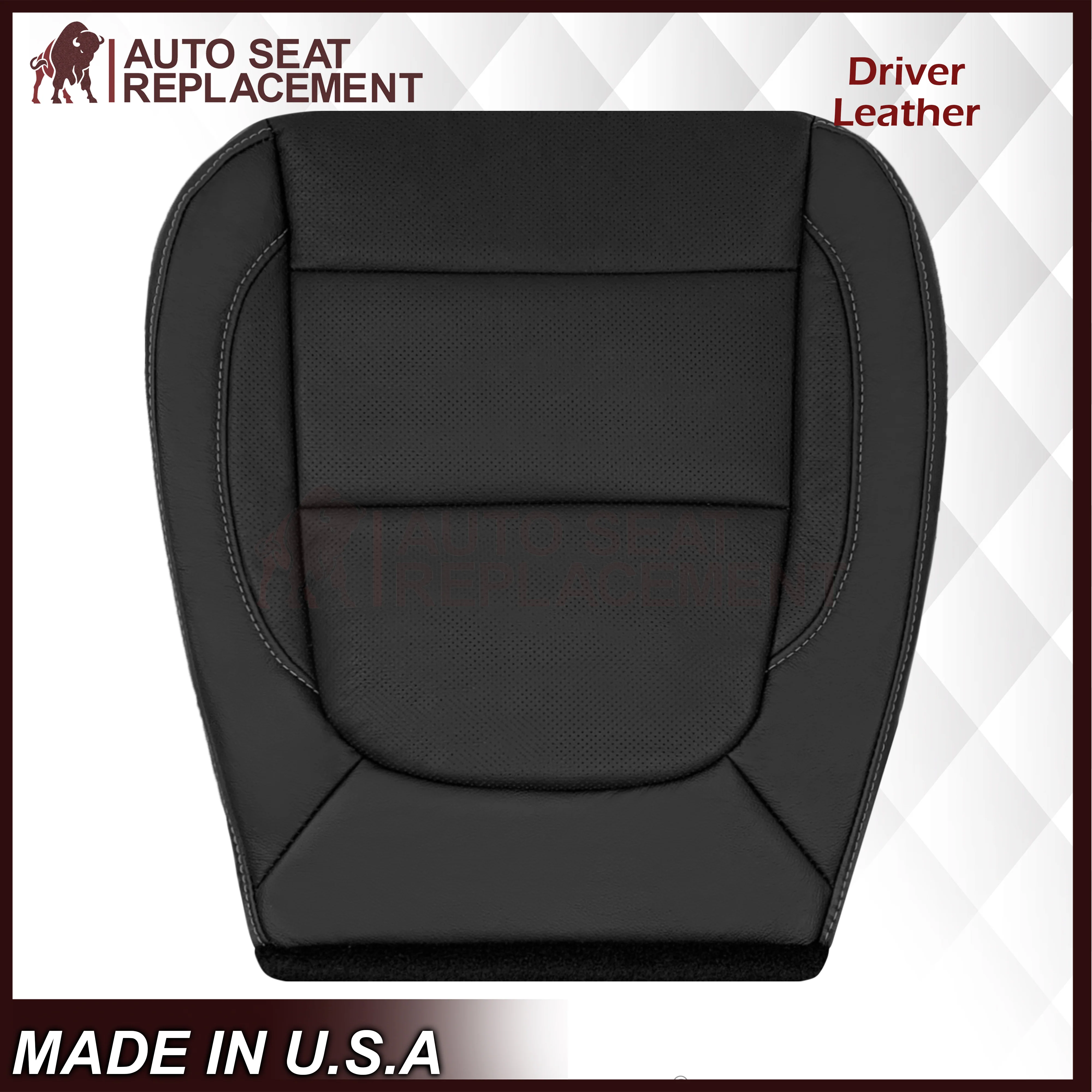 2017 - 2022 GMC Acadia / Denali Replacement Seat Covers In Black - Image 5