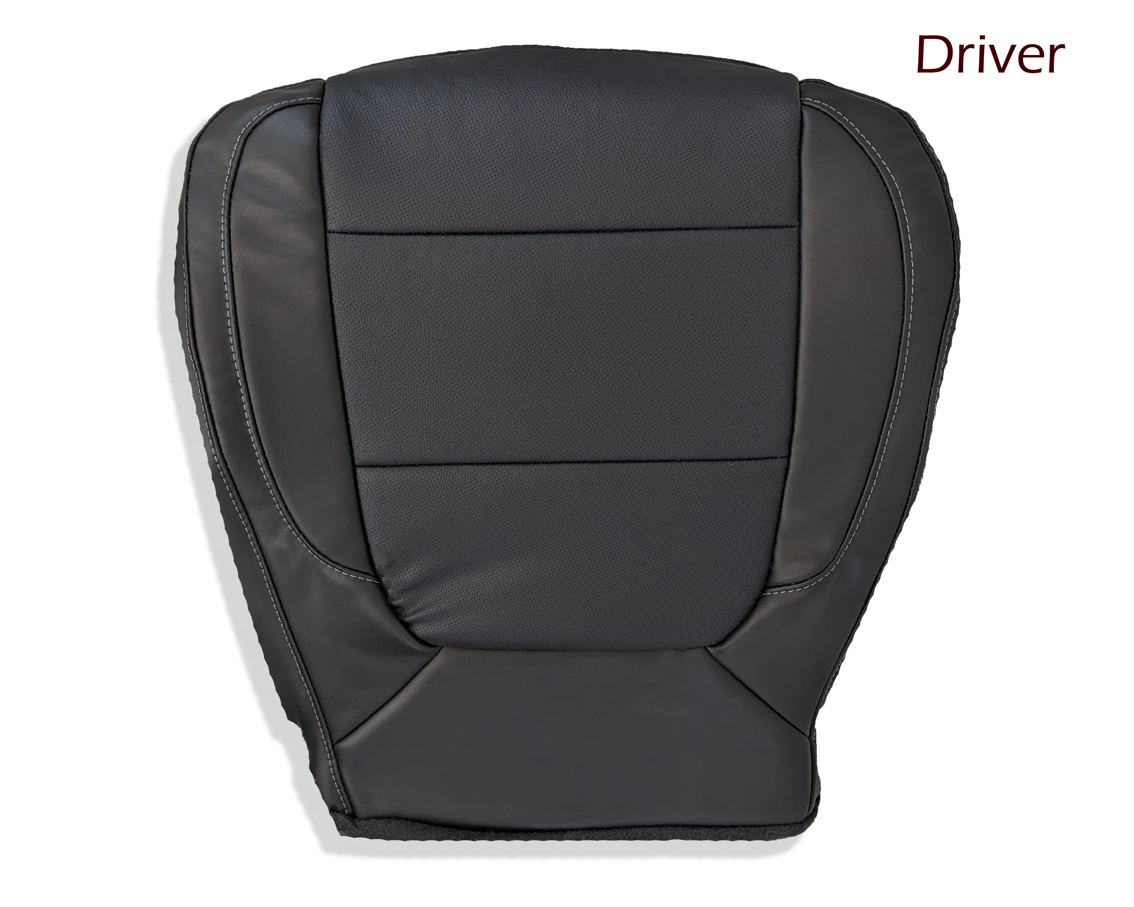 2019-2021 Chevy Silverado & GMC Sierra Perforated Leather Seat Cover Replacement in Black - Image 5