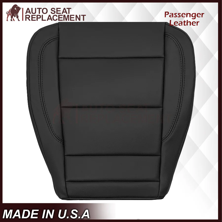 2019-2023 Chevy Tahoe, Suburban Solid Leather Replacement Seat Cover In Black - Image 9